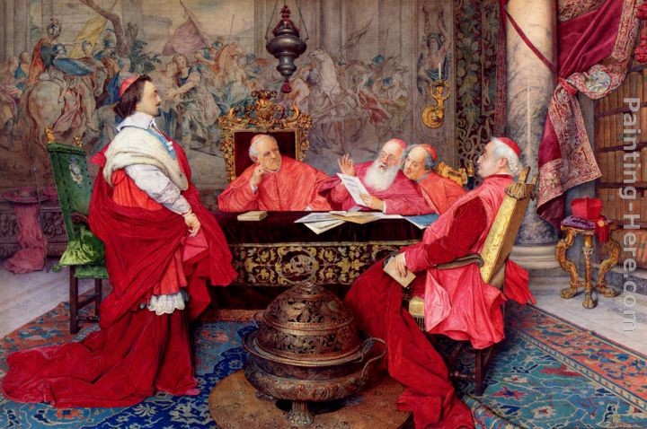Guiseppe Signorini Cardinal Richelieu And His Council
